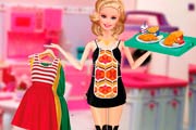 game Barbie Waitress Fashion