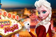 game Elsa Frozen: Vegas Night