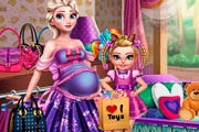 game Mommy Elsa: Baby Shopping