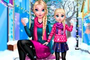 game Mommy Elsa Winter Day