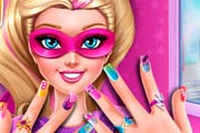 game Superhero Doll Manicure