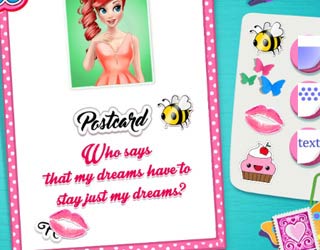 game Disney Princesses Postcard Maker