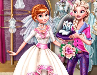 game Elsa Preparing Anna Wedding