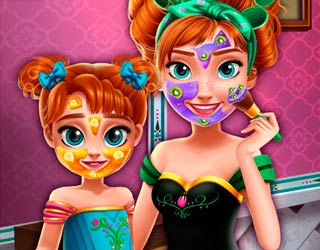 game Ice Princess Anna: Mommy Real Makeover