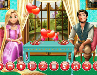game Perfect date at Fynsy's Rapunzel and Flynn