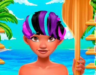 game Princess Moana Real Haircuts