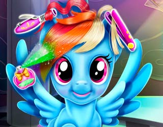 game Rainbow Pony Real Haircuts
