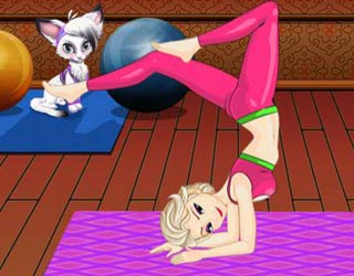game Yoga with Fynsy Elsa